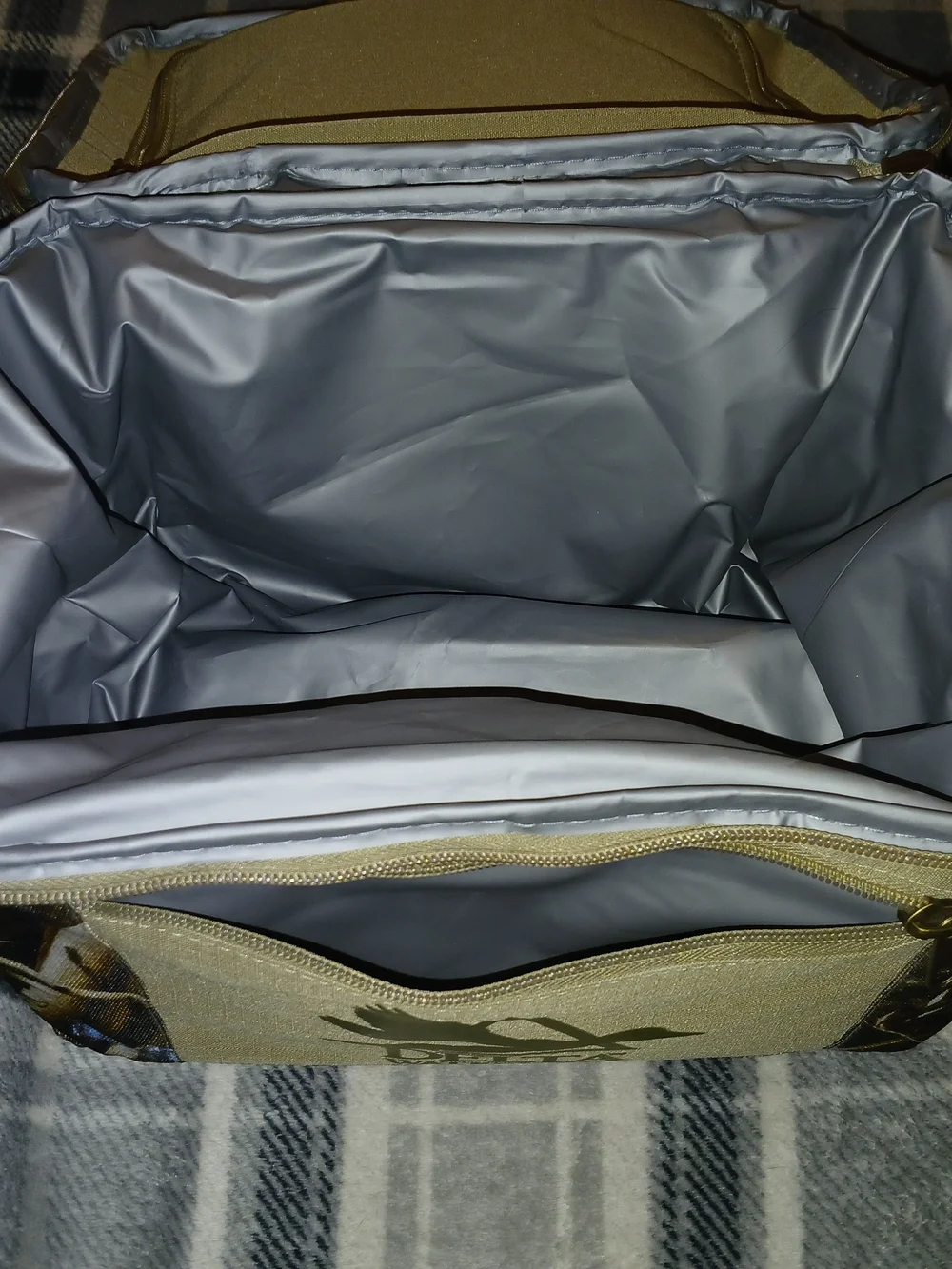 Tan Camouflage Cooler Bag